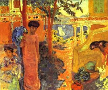 皮耶 勃納爾 Woman with a Parrot 皮耶 勃納爾 Woman with a Parrot